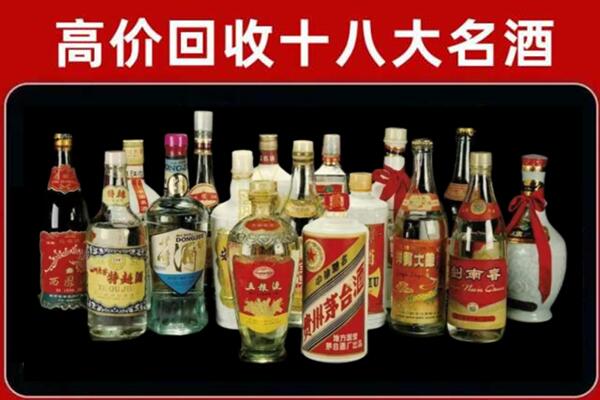 平山回收铁盖茅台酒